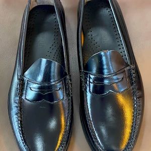 Dexter Augusta “Penny Loafers”, Black, 12 EEE, Leather Soles, Worn Once.